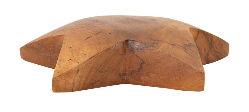Mauro Ferretti Decorazione Bintang da App.in Teak Ric. Ø19 x 5 cm (pezzi Unici-non Rip. in Ser