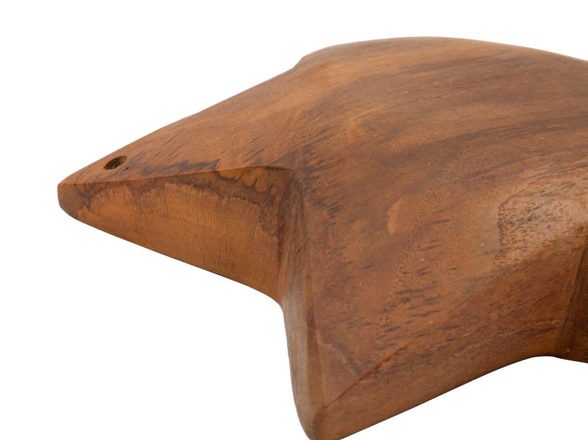Mauro Ferretti Decorazione Bintang da App.in Teak Ric. Ø19 x 5 cm (pezzi Unici-non Rip. in Ser