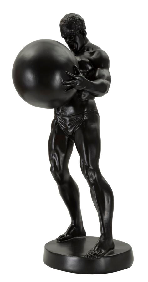 Statuetta atlas cm 18,5x20,5x43,5