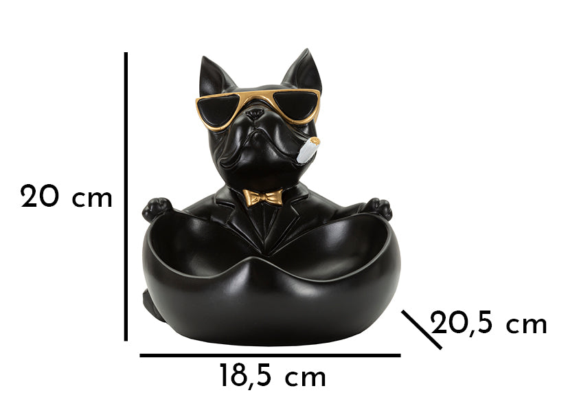 Cane ball s/tasche cm 18,5x20,5x20