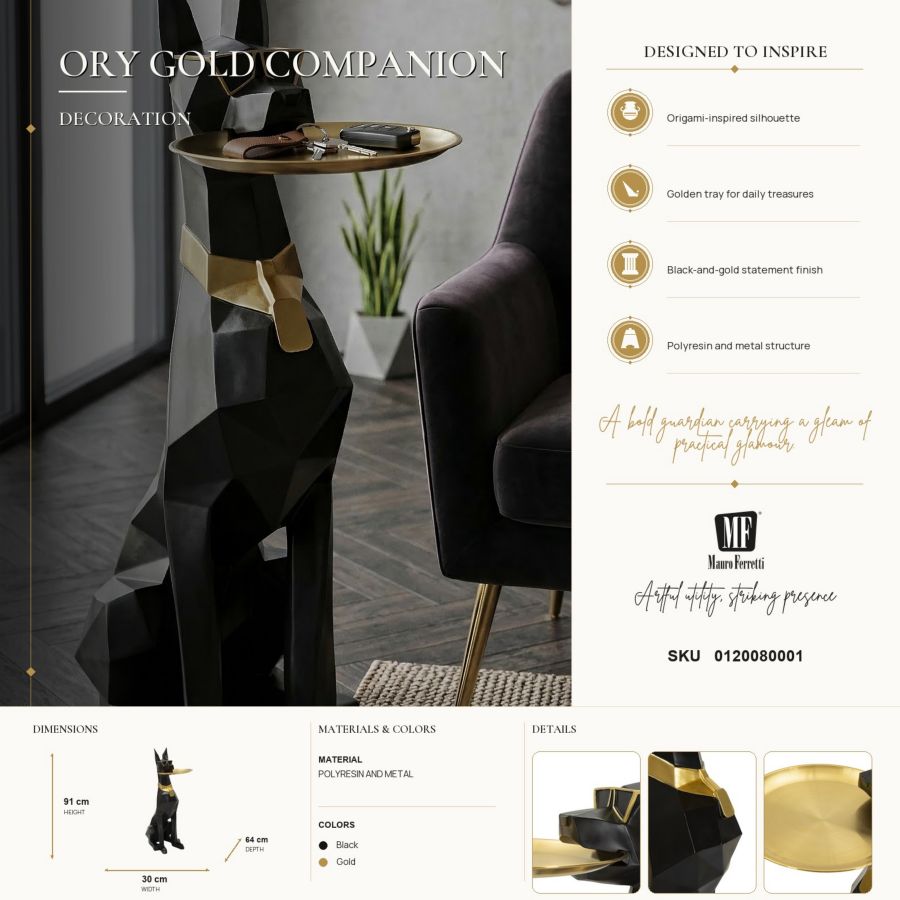 Cane ory s/tasche cm 30x64x91 (vassoio cm ø 30)