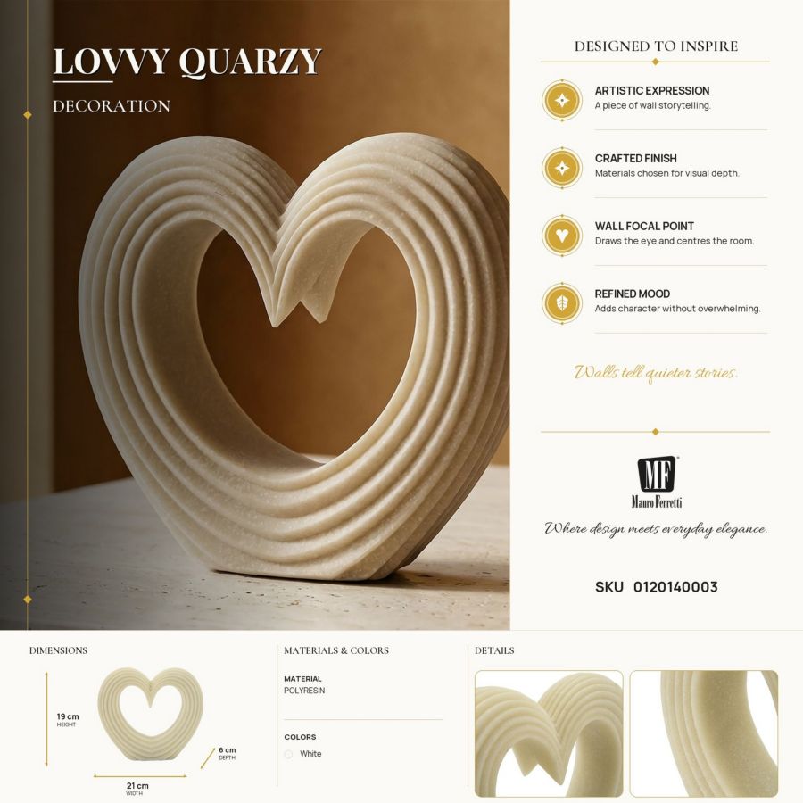 Lovvy quarzy cm 21x6x19