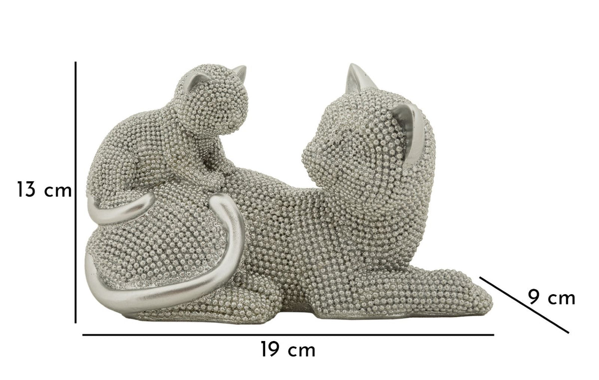 Gatto sparky con cucciolo cm 19x9x13 min 2