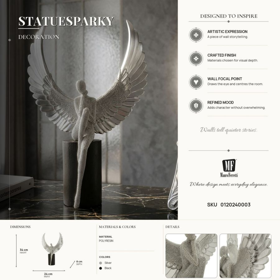 Statuetta sparky cm 24x8x34
