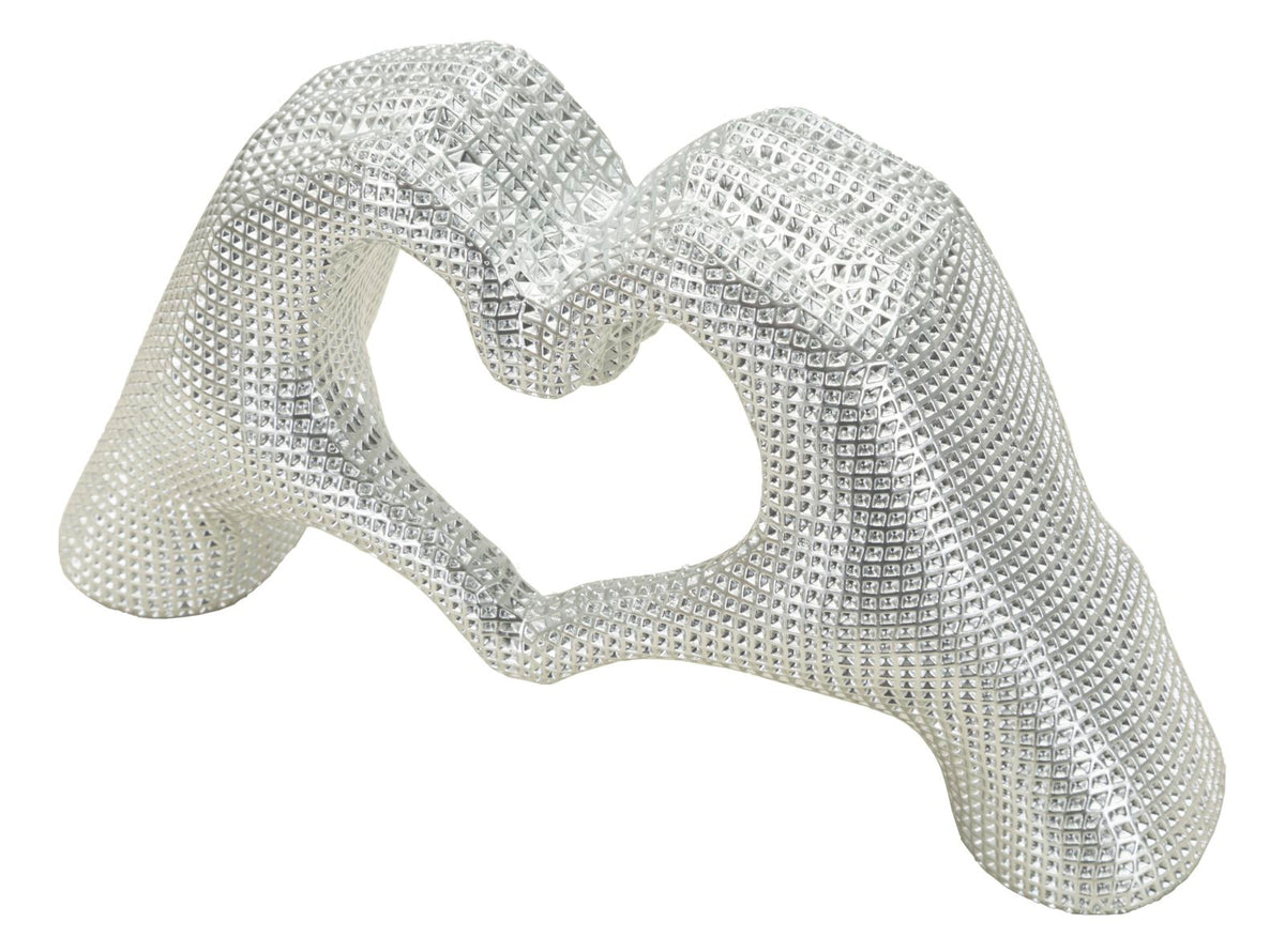 Scultura lover silver cm 25x7,5x13,5 min 2