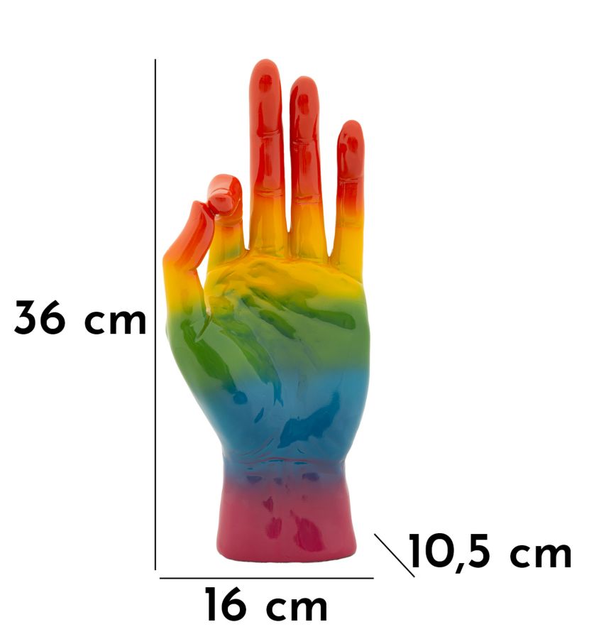 Mano rainbow ok cm 16x10,5x36