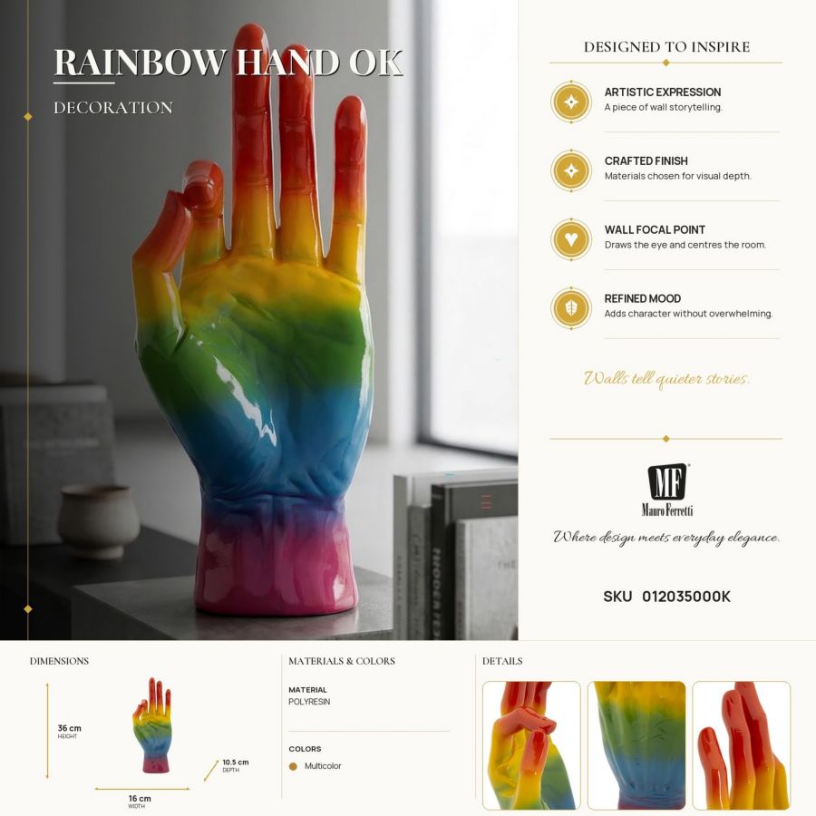 Mano rainbow ok cm 16x10,5x36