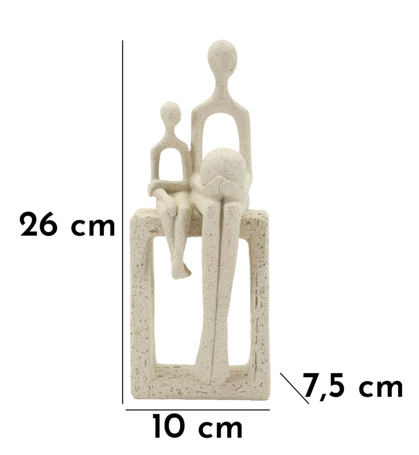 Mauro Ferretti Statuetta Maternita' Stons 10 x 7,5 x 26 cm