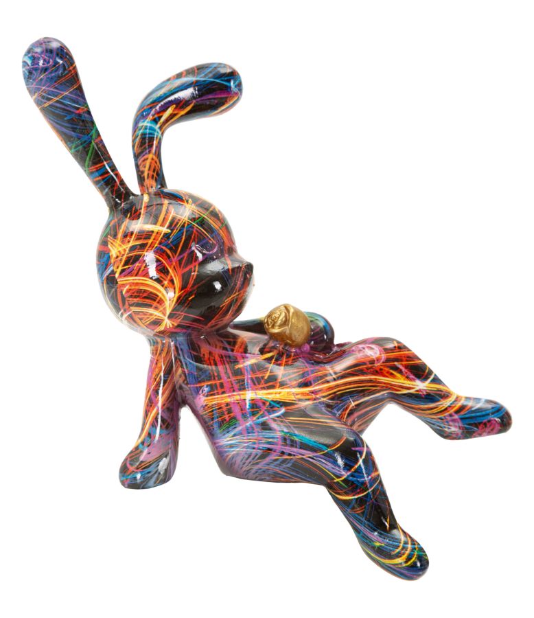 Coniglietto psyco -b- cm 21,5x10x22 min 2