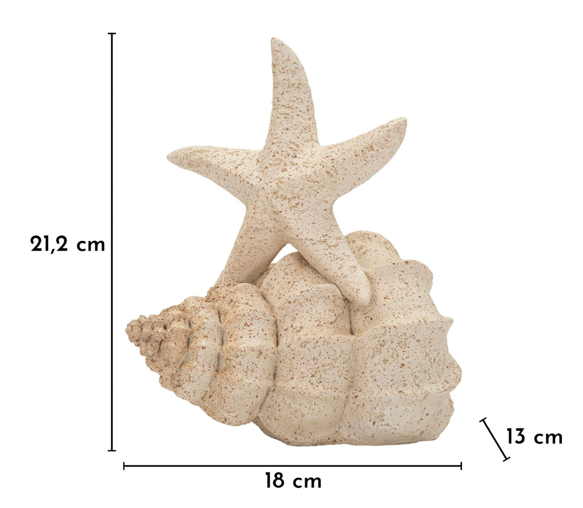 Stella marina sand cm 18x13x21,2