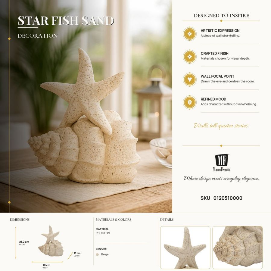Stella marina sand cm 18x13x21,2