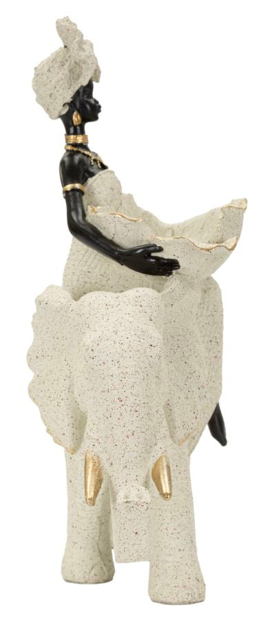 Mauro Ferretti Africana su Elefante 19,5 x 8 x 12 cm