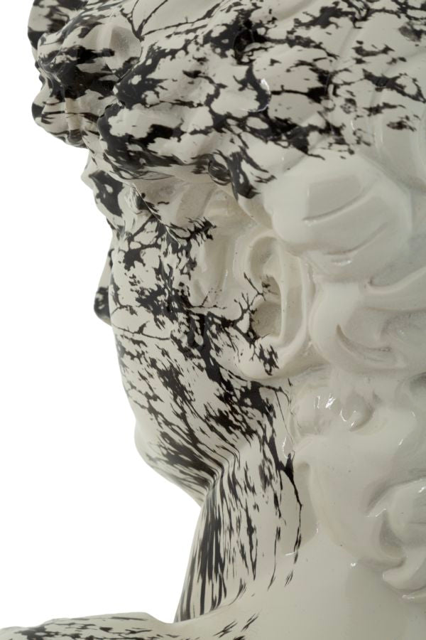 Mauro Ferretti Scultura Testa Antica Okinawa 18 x 16 x 30 cm