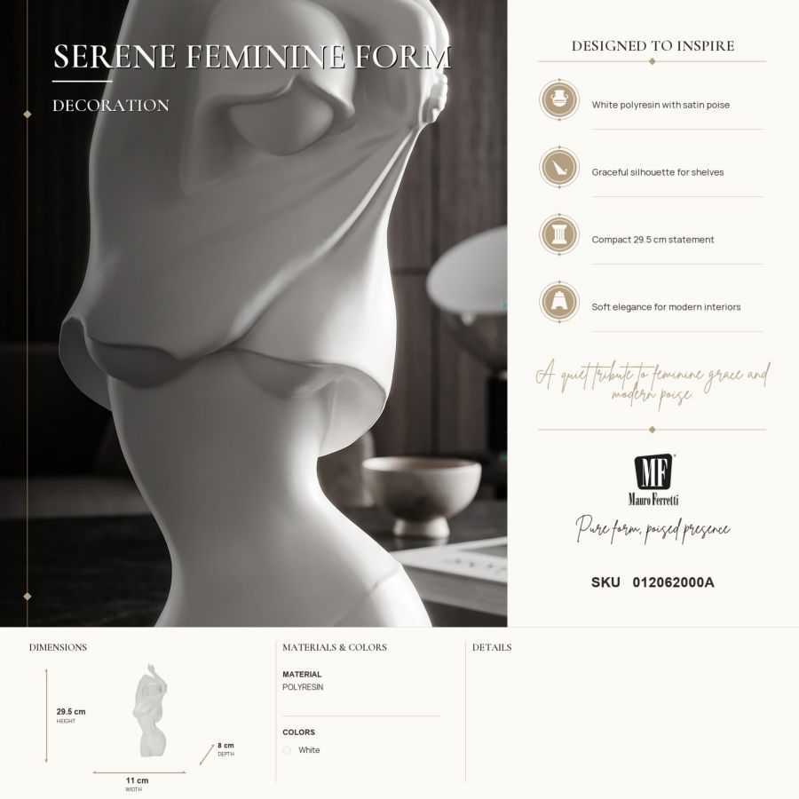 Scultura woman -a- cm 11x8x29,5 min 2