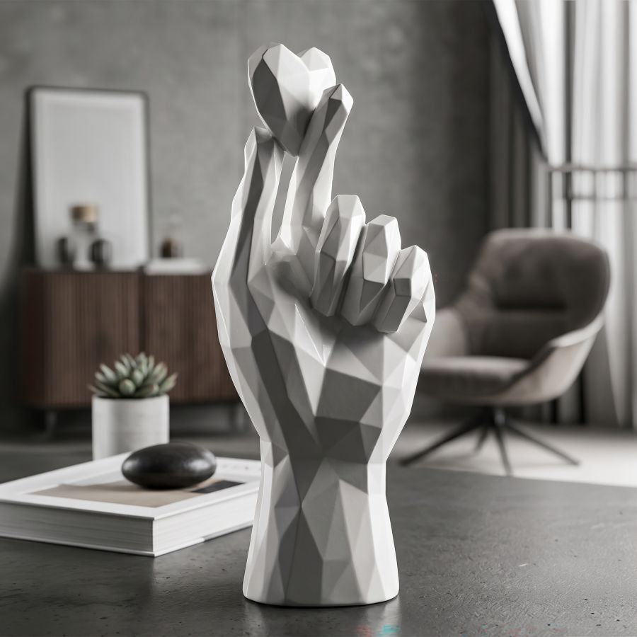 Mauro Ferretti Scultura Love Hand 9 x 5,8 x 22,1 cm