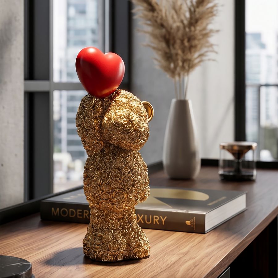 Mauro Ferretti Scultura Bear 9 x 7 x 18 cm
