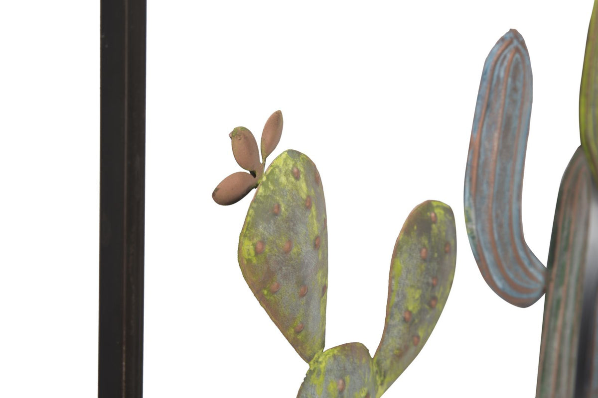 Mauro Ferretti Pannello in Ferro Cactus-frame -c- 50 x 1,3 x 50 cm