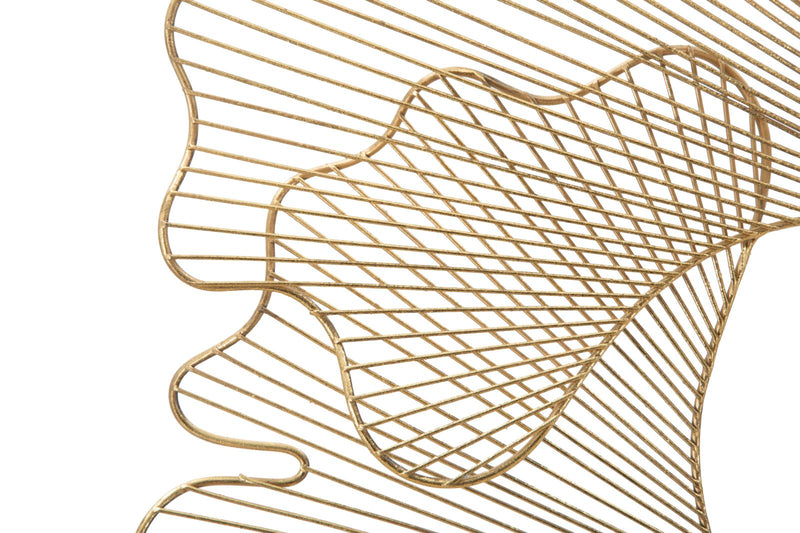 Mauro Ferretti Pannello in Ferro Glam Leaf 79 x 5 x 68 cm