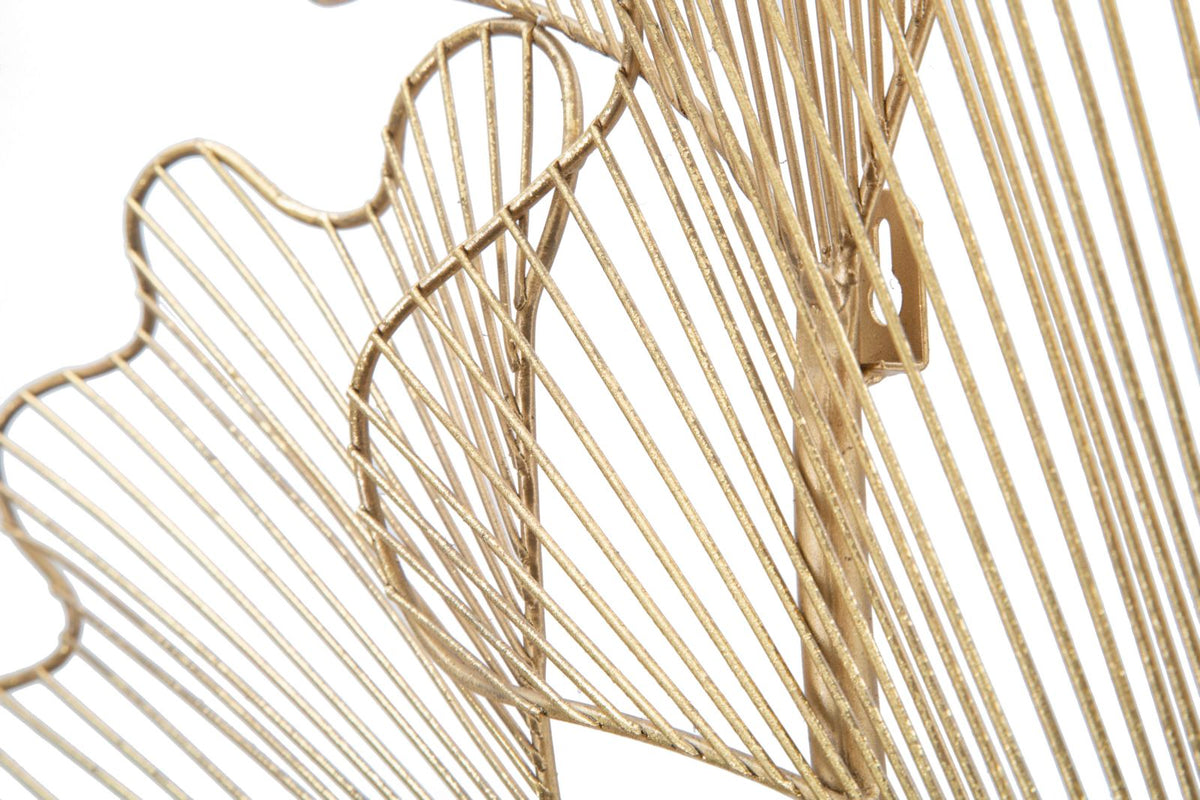 Mauro Ferretti Pannello in Ferro Glam Leaf 79 x 5 x 68 cm