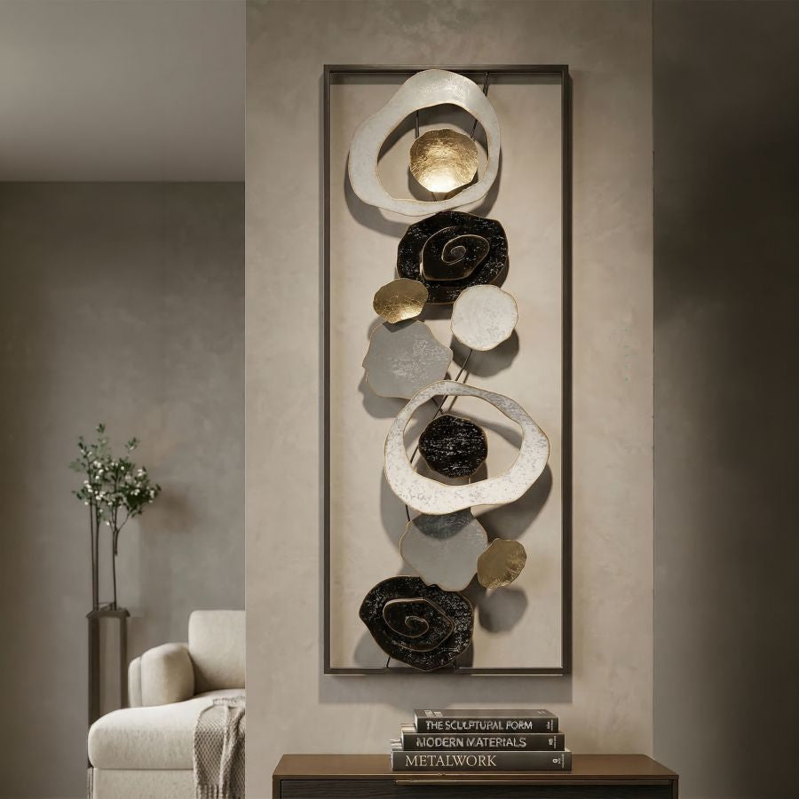 Mauro Ferretti Pannello in Ferro Dixy 28,5 x 3 x 74 cm