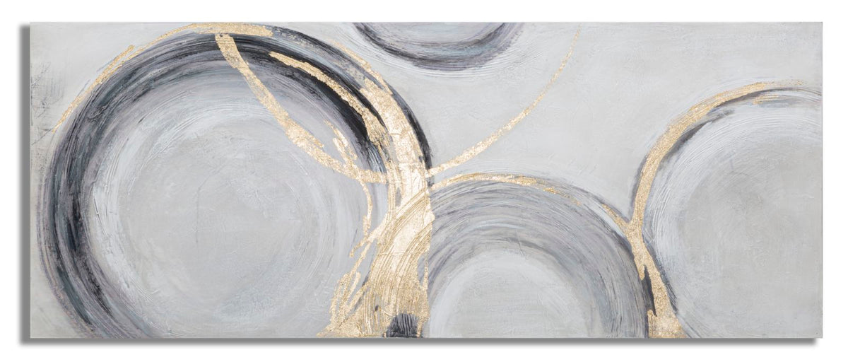 Mauro Ferretti Dipinto su Tela Circly 150 x 3,8 x 60 cm
