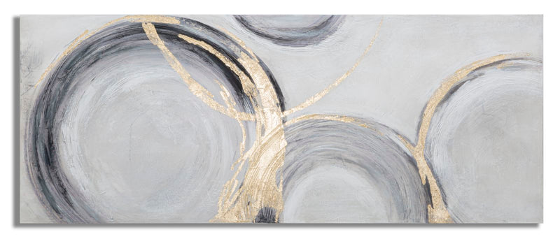Mauro Ferretti Dipinto su Tela Circly 150 x 3,8 x 60 cm