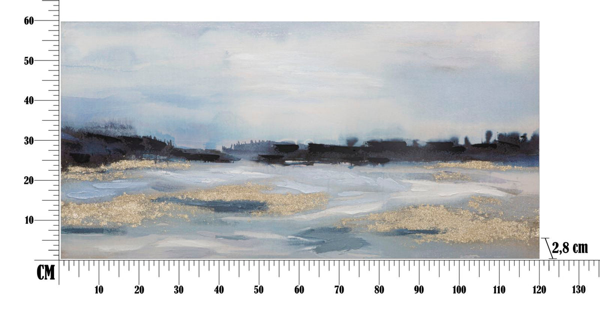 Mauro Ferretti Dipinto su Tela Sky 120 x 2,8 x 60 cm