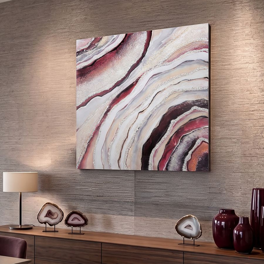 Mauro Ferretti Dipinto su Tela Redy 80 x 2,8 x 80 cm