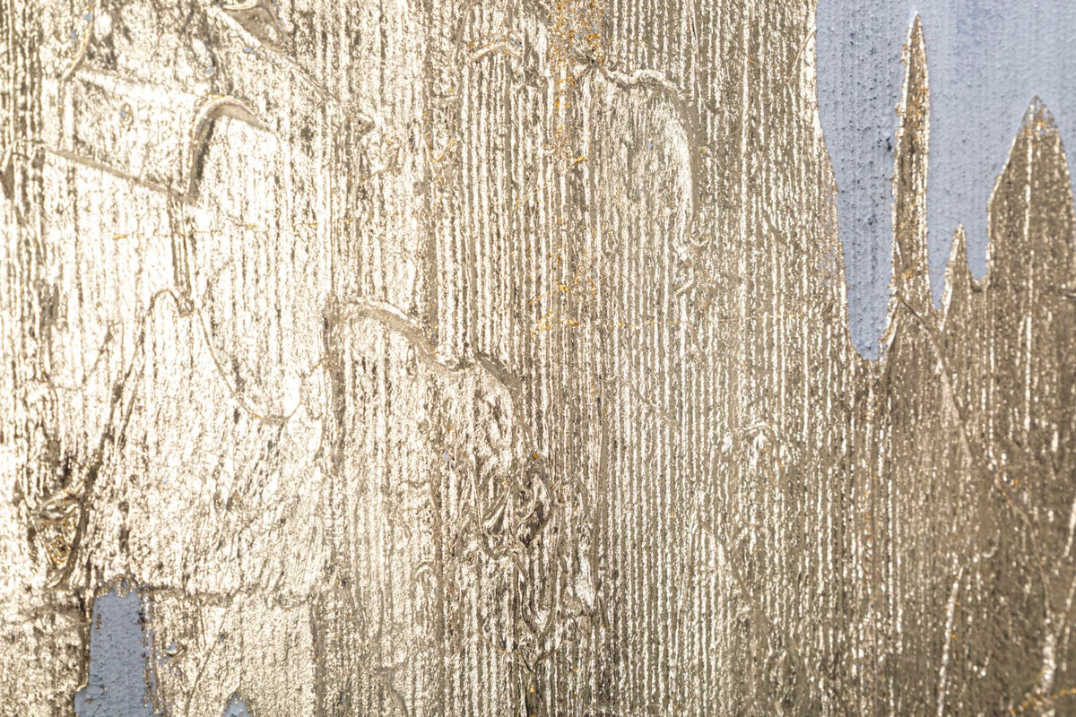Mauro Ferretti Dipinto su Tela Goldage 100 x 2,8 x 80 cm