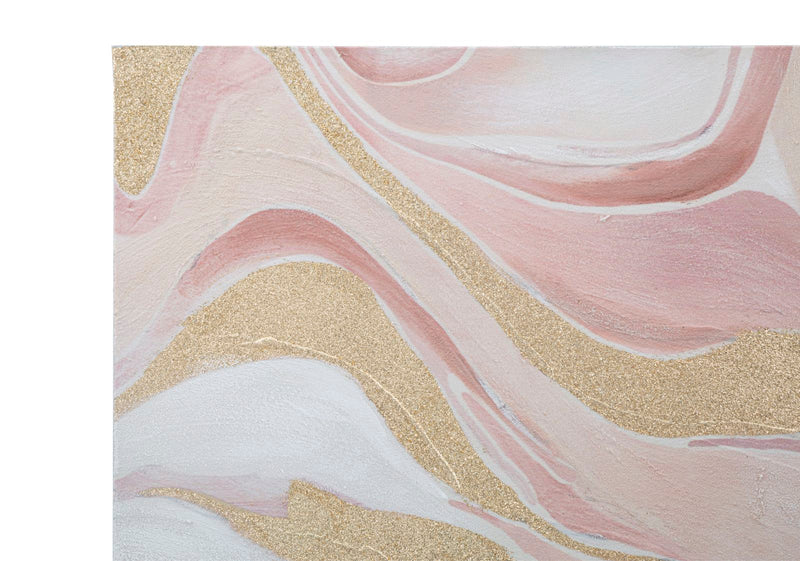 Mauro Ferretti Dipinto su Tela Pinkly 80 x 2,8 x 80 cm