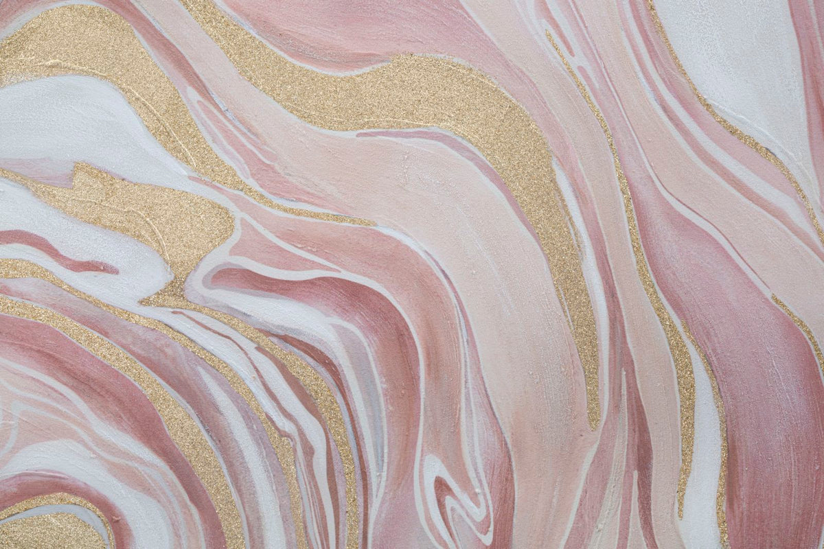 Mauro Ferretti Dipinto su Tela Pinkly 80 x 2,8 x 80 cm