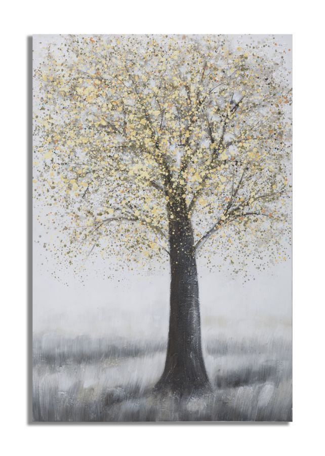 Mauro Ferretti Dipinto su Tela Tree Simple -a- 80 x 3,8 x 120 cm