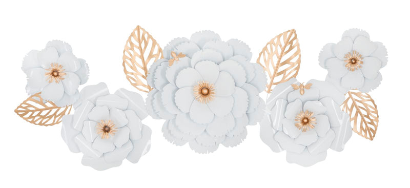Mauro Ferretti Pannello da Muro White Decor 158 x 9 x 60 cm