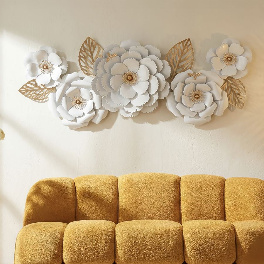 Mauro Ferretti Pannello da Muro White Decor 158 x 9 x 60 cm