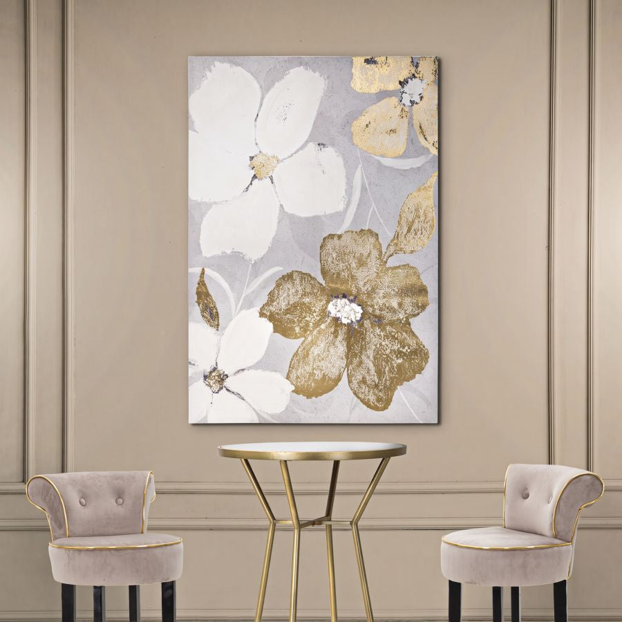Mauro Ferretti Stampa Dipinta Flowery 80 x 3 x 120 cm