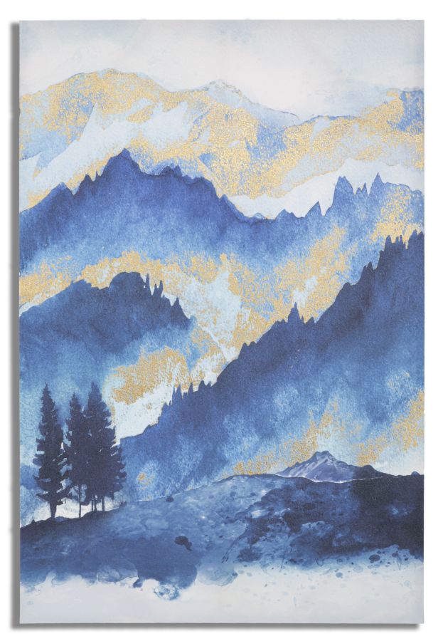Mauro Ferretti Stampa Dipinta Mountain Tree 80 x 3 x 120 cm
