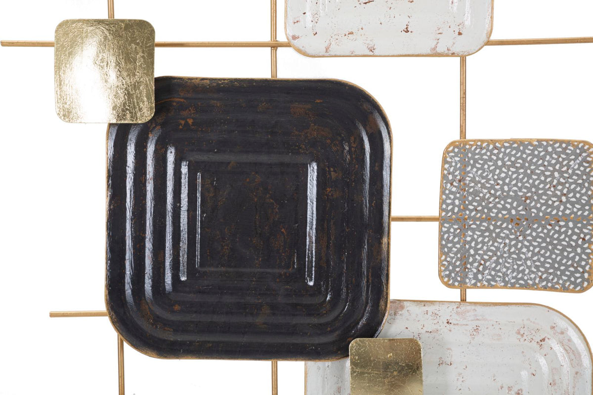 Mauro Ferretti Pannello in Ferro Cubes 80 x 5 x 80 cm