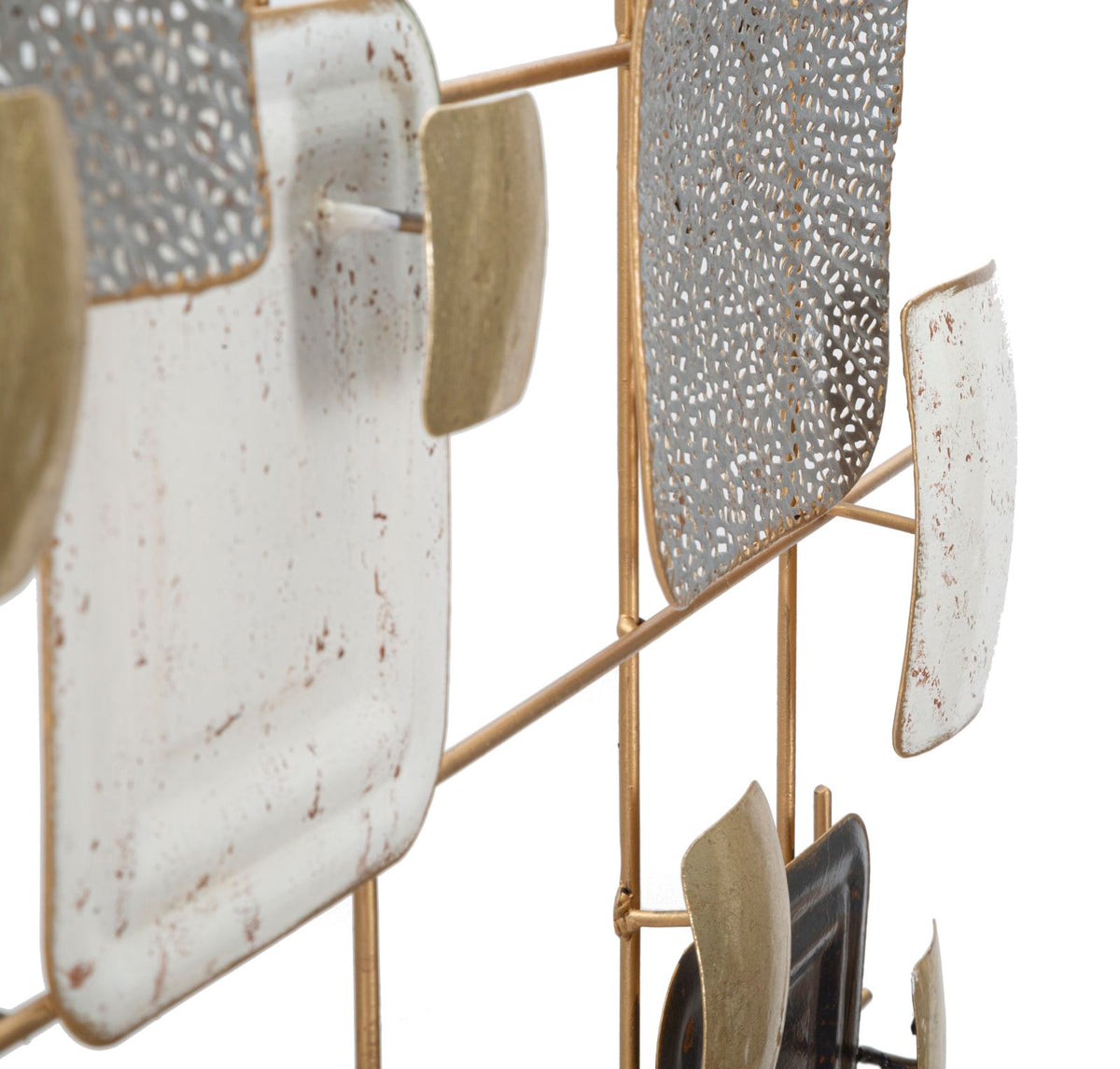Mauro Ferretti Pannello in Ferro Cubes 80 x 5 x 80 cm
