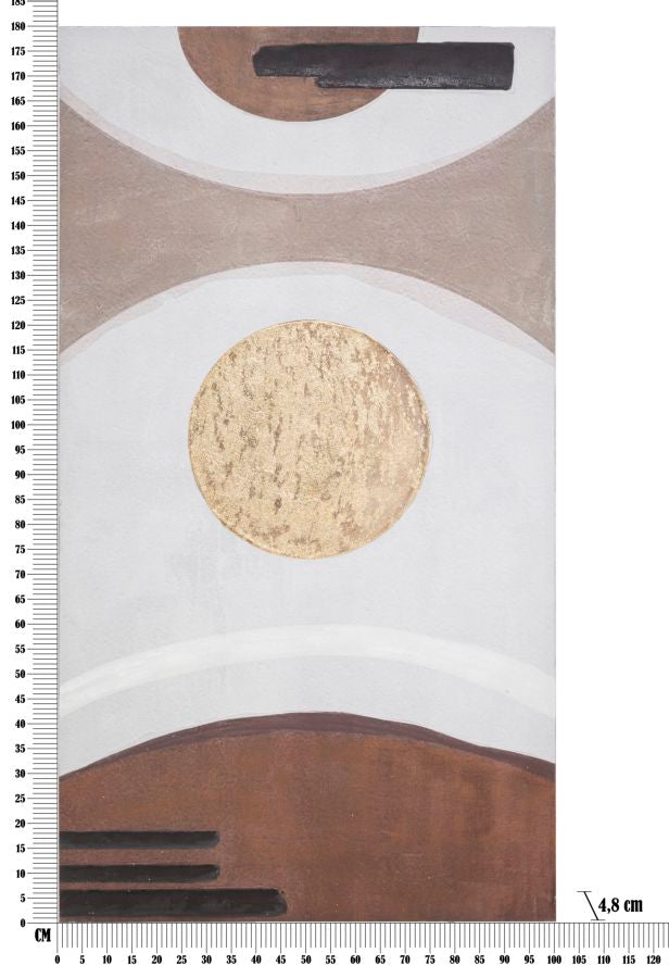 Mauro Ferretti Dipinto su Tela Sunry 180 x 4,8 x 100 cm