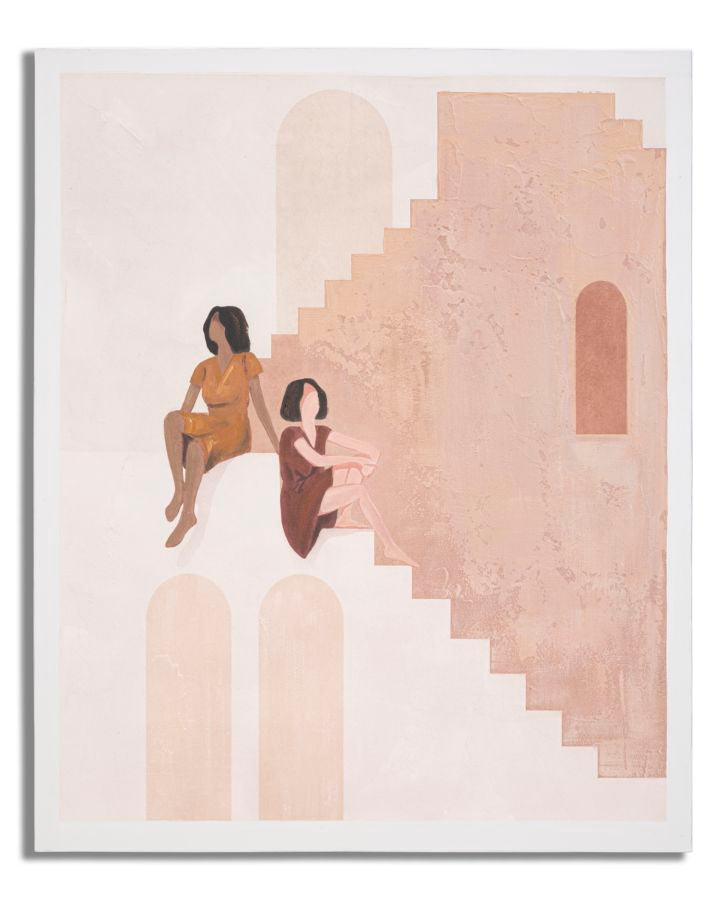 Mauro Ferretti Dipinto su Tela Lady -b- 80 x 3,7 x 100 cm