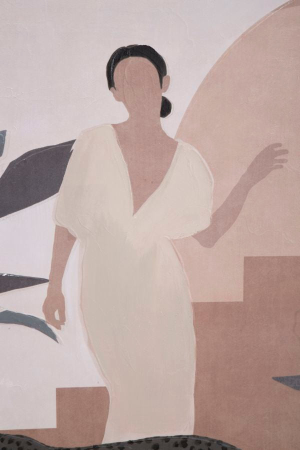 Mauro Ferretti Dipinto su Tela Lady -c- 80 x 3,7 x 100 cm