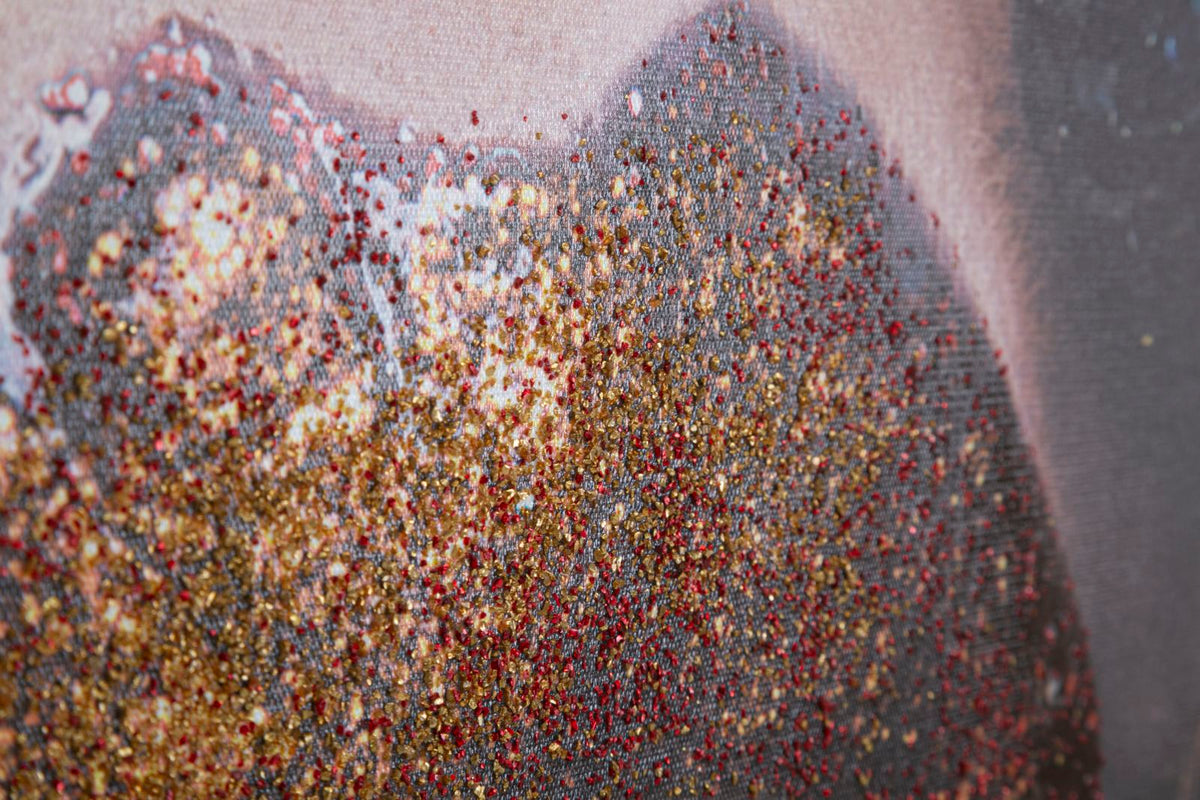 Mauro Ferretti Stampa su Tela Beautiful Lips 120 x 3,8 x 80 cm