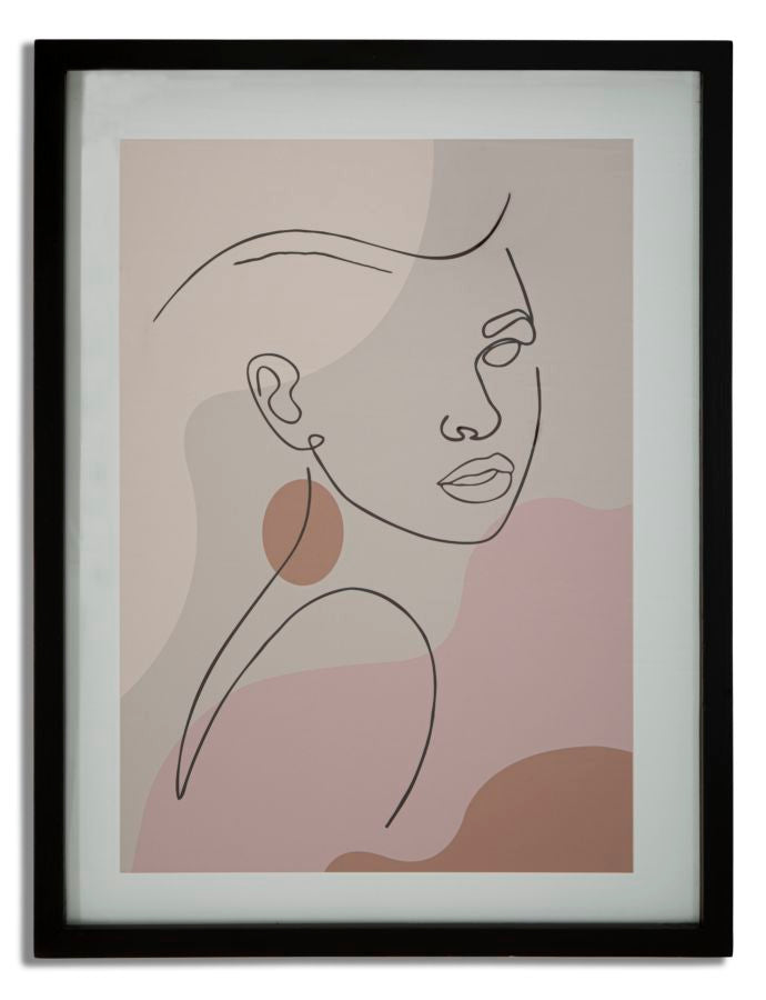 Mauro Ferretti Stampa con Cornice Face -c- 35 x 2 x 47 cm