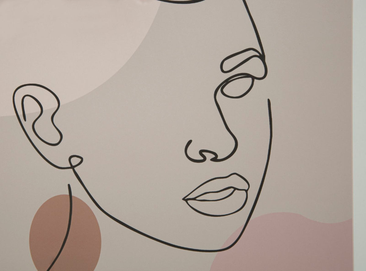 Mauro Ferretti Stampa con Cornice Face -c- 35 x 2 x 47 cm