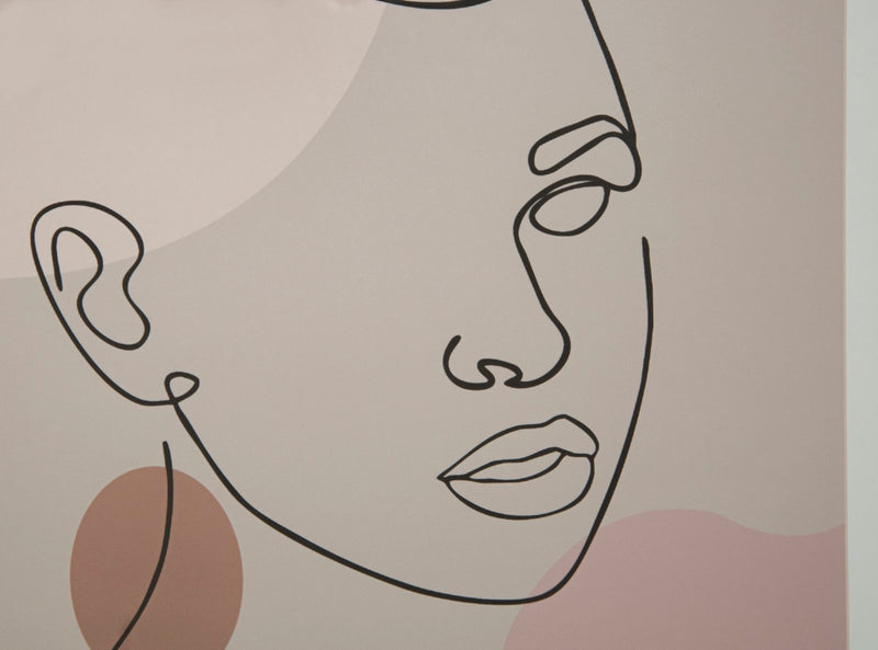 Mauro Ferretti Stampa con Cornice Face -c- 35 x 2 x 47 cm