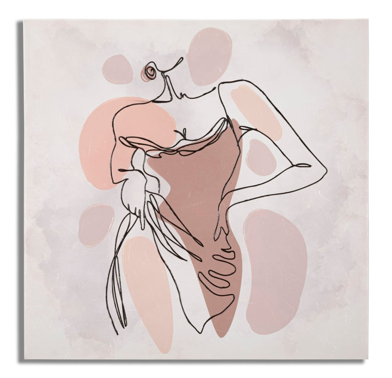 Mauro Ferretti Stampa Dipinta Lady 80 x 2,8 x 80 cm