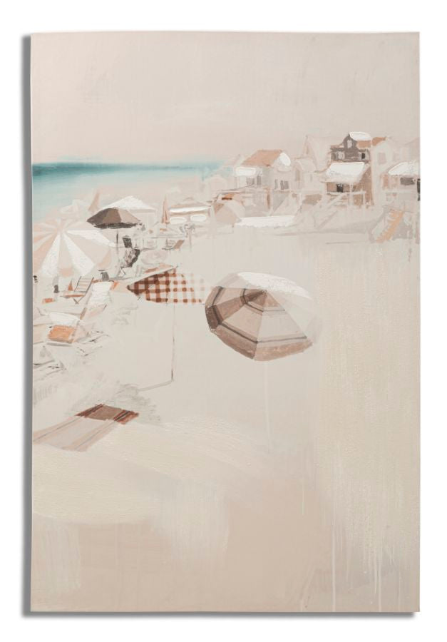 Mauro Ferretti Stampa Dipinta Beach -b- 80 x 3 x 120 cm