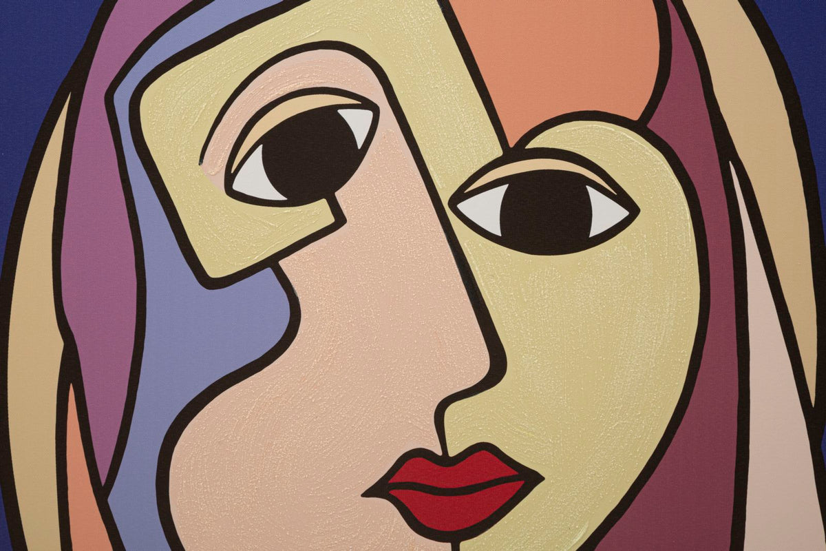 Mauro Ferretti Stampa Dipinta Double Faces Large -a- 80 x 3 x 120 cm