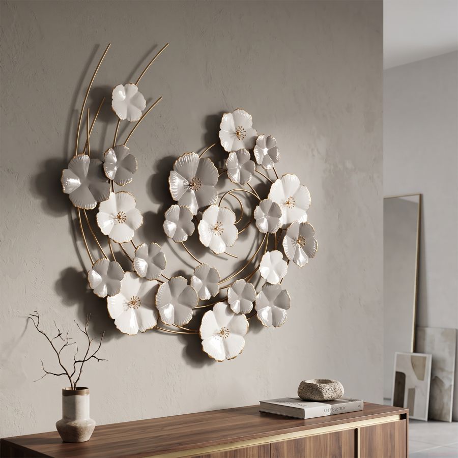 Mauro Ferretti Pannello in Ferro Lotly 63,5 x 5 x 67,9 cm