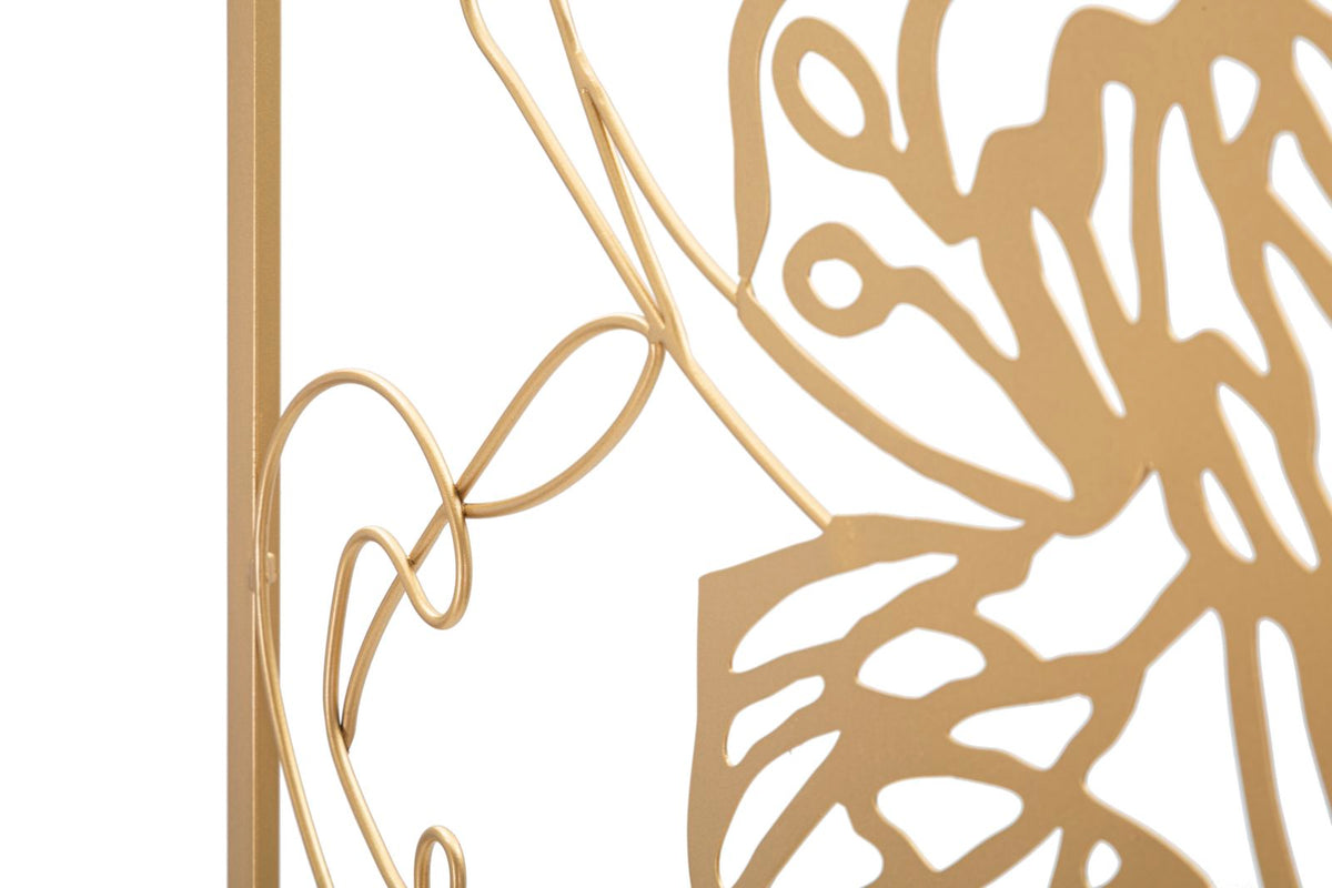 Mauro Ferretti Pannello in Ferro Gold Face 60 x 1 x 80 cm